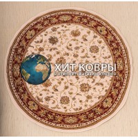 Монгольский ковер Hunnu 002 Крем круг